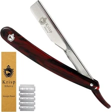 (Free Duty Tax) Krisp Beauty Professional Classic Straight Edge Barber Razor