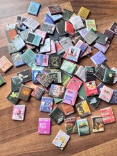 50x assorted dollhouse 1:12 scale miniature books 