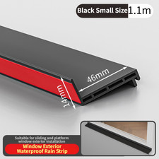 Rain Deflector Window Rain Guard For Heavy Rain Days Double Layer Design