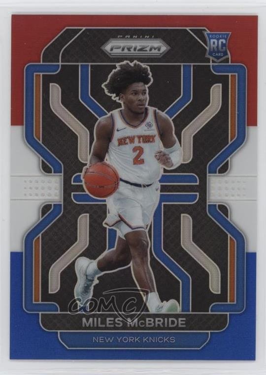 2021-22 Panini Prizm Red White & Blue Prizm Miles McBride #283 1i5t