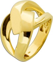 Damenring Gelbgold 333 8 Karat Halbmassiv