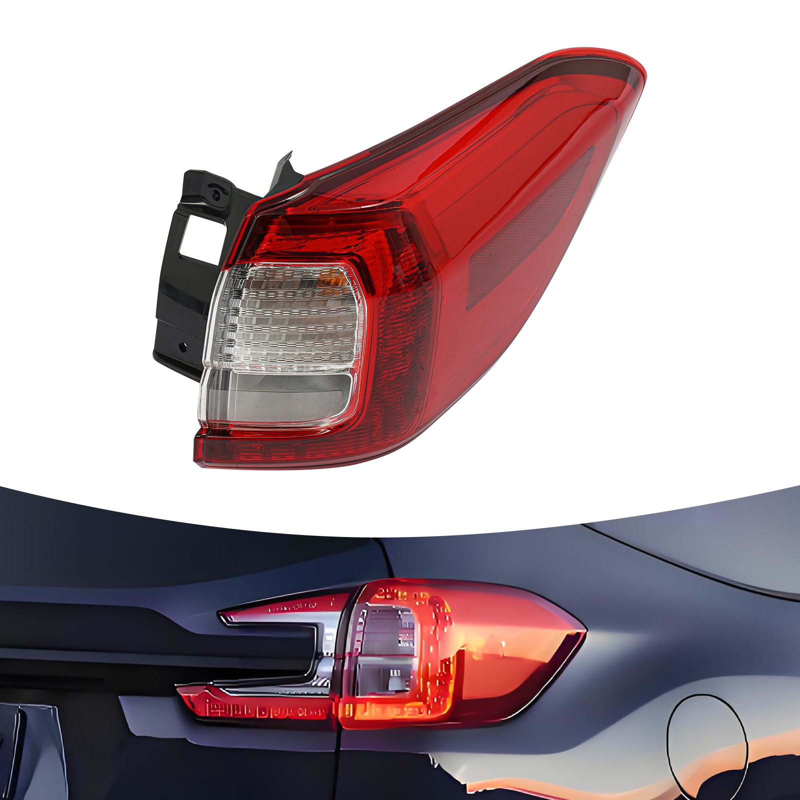 Right LED Tail Light Rear Outer Taillight For 2019-2023 Subaru Ascent Rear Lamp