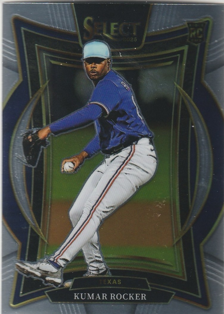 2025 Panini Select Silver Prizm MLB Kumar Rocker #61 Texas Rangers Pitcher