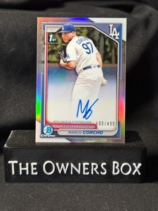 2024 Bowman Chrome - MARCO CORCHO - (1st Bowman) Auto Refractor #'d /499