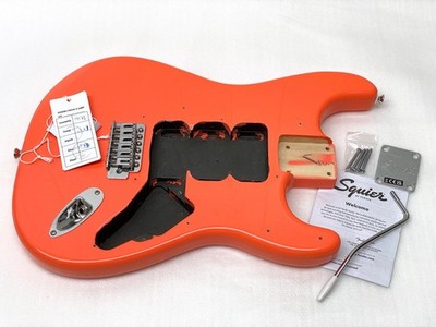 Genuine Fender Squier TREMOLO STRAT BODY Tahitian Coral Electric Guitar