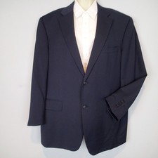 Canali Navy Blue Blazer Jacket Coat 2 button 48R Italy Wool