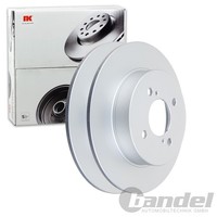 2X NK Bremsscheiben 259Mm Voll Hinten Passend FÜR | 315229
