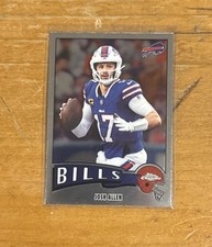 Topps Chrome Josh Allen 1975-4 Buffalo Bills Football Card NFL Trading Card