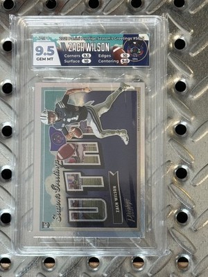 2021 Panini Prestige #SG-5 Zach Wilson Seasons Greetings HGA 9.5