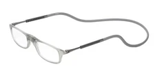 Calabria SP03 Snap Magnetic Reading Glasses Blue Light +1.75 Crystal Grey Adjust