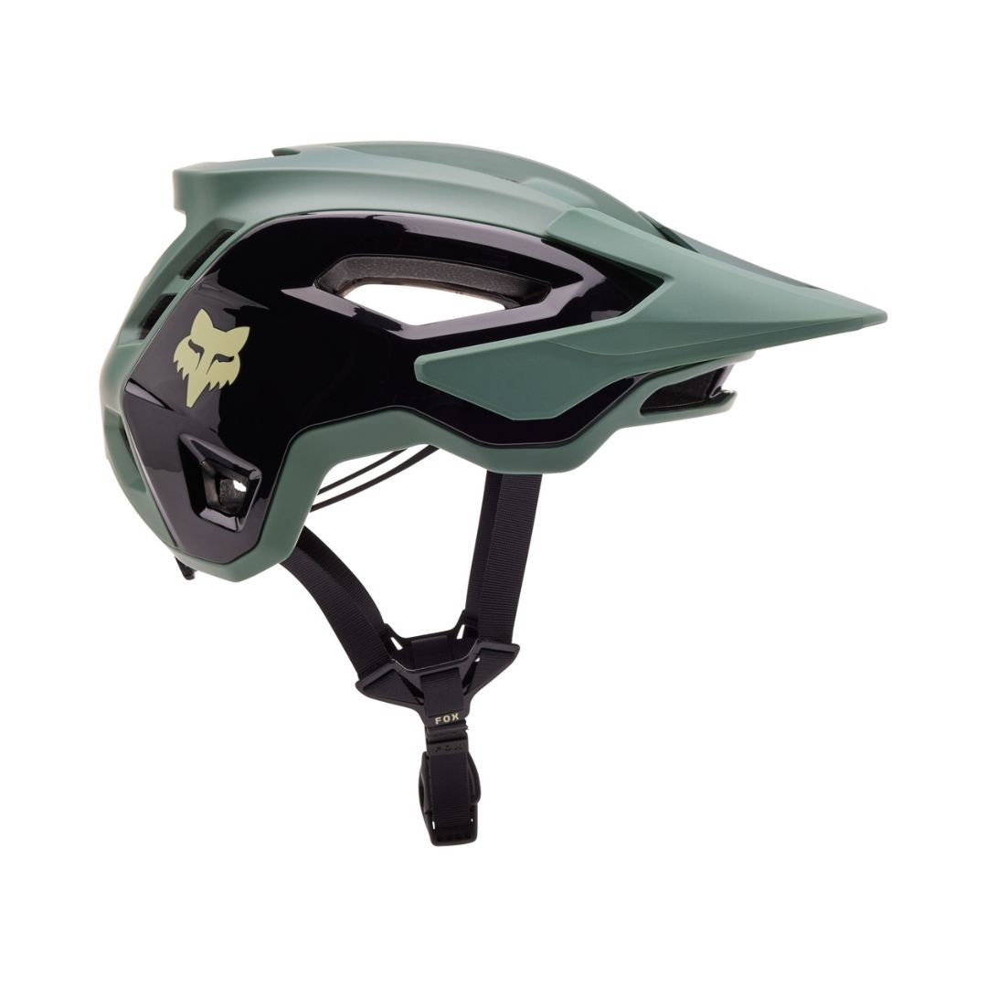 Fox Racing Speedframe Pro Blocked MTB Helmet (Hunter Green) 