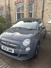 2014 1.2L fiat 500 sport, dark grey half leather seats