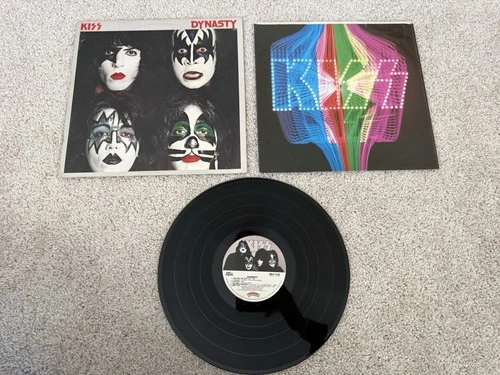 KISS Dynasty LP CASABLANCA Vinyl NBLP 7152 RARE ORIGINAL 1st Press Inner Sleeve