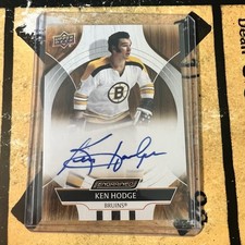 2024-25 Upper Deck Engrained Icons Ken Hodge Autograph Boston Bruins Auto