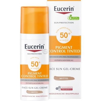 EUCERIN Sun Fluid Pigment Control mittel LSF 50+ 50 ML