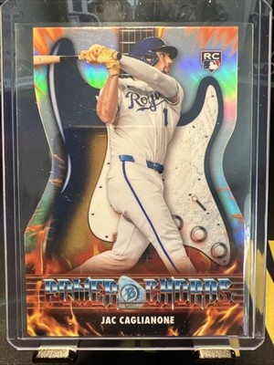 2026 Bowman Baseball Jac Caglianone Rookie Power Chords Insert JC2 Royals