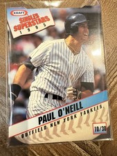1995 Kraft Singles superstars #10 Paul O’Neill New York Yankee’s