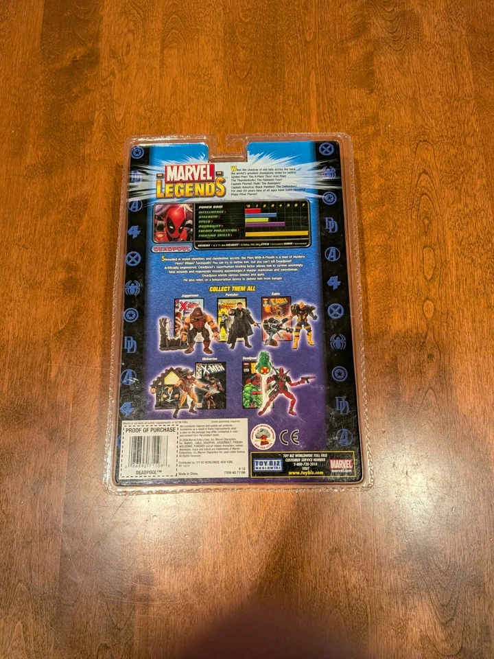 Toybiz Marvel Legends Series VI 2004 6 Deadpool & Doop con cómic Foto 2 de 4