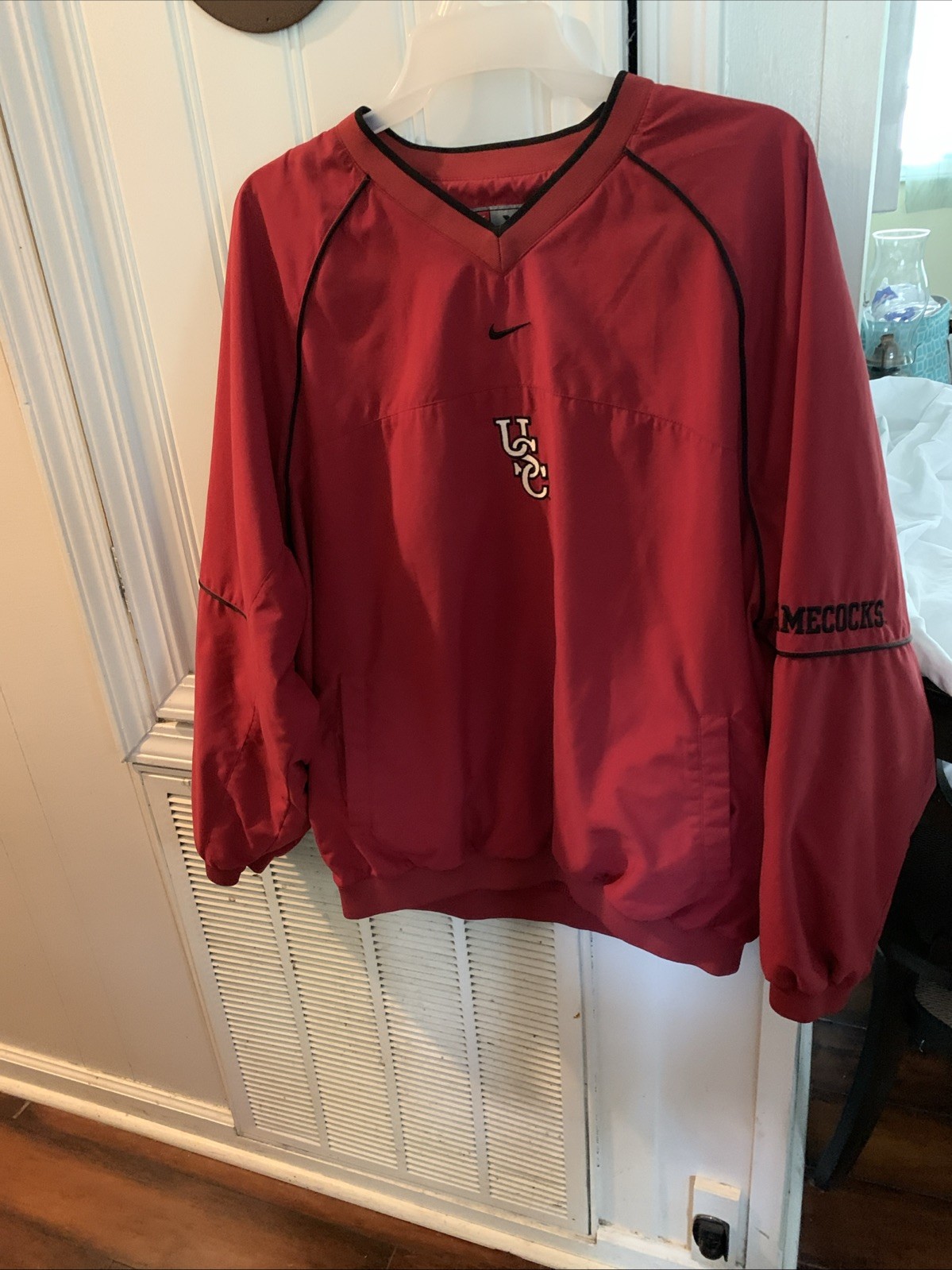 SACAI X NIKE Nike Team USC Gamecocks Pullover Giacca a vento Taglia XL Performance Activewear