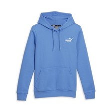 PUMA Essentials Small Logo Pullover Hoodie Womens Blue Casual Outerwear 58680127
