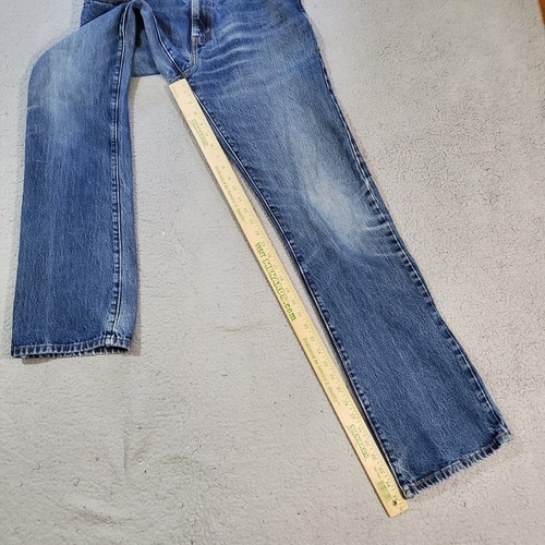 Levis 517 Jeans Mens 33x36 Blue Medium Wash Western Cowboy Bootcut Casual - Picture 8 of 18