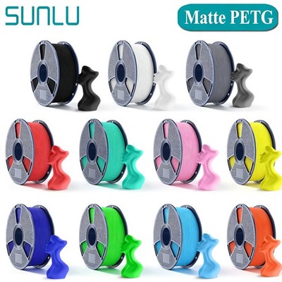 SUNLU 1,75mm Matt PETG 1KG/3KG/5KG/10KG 3D Drucker Filament PETG Matt High Speed