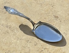 Robbe & Berking Gebäckheber / Tortenheber - Friesenmuster mit 90er Silberauflage