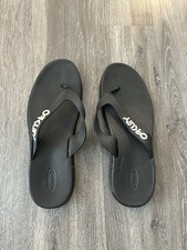Oakley B1B Men's Flip Flops Black Size 12 New