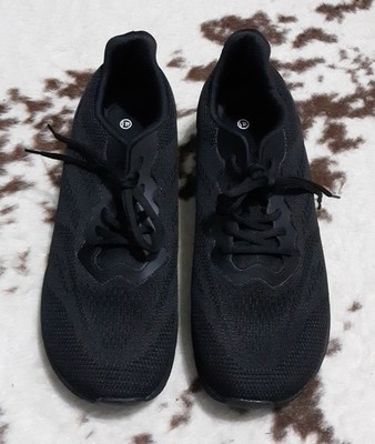 New-Men's RUN SPORT LIFE Comfortable Walking /Running Black Tennis Shoes.sz 48.5