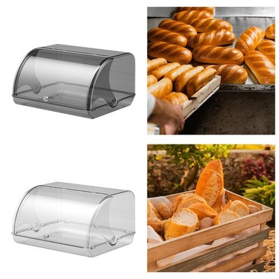 Brot Organizer Brotkasten mit Rolldeckel Acryl Café für Küche