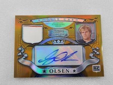 2007 Bowman Sterling GREG OLSEN Rookie Patch Auto /250 RC Card #BSG-GO Bears RPA