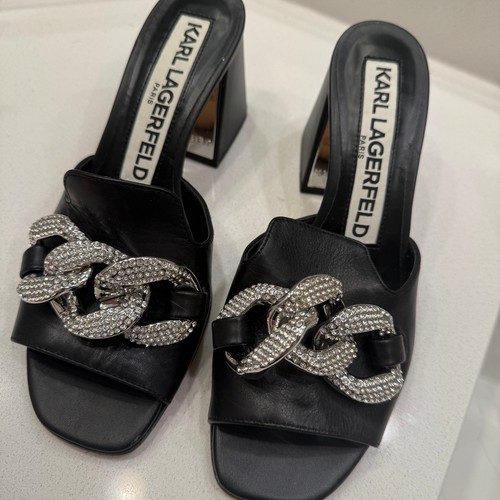 Karl Lagerfeld Paris Sian Embellished Dress Sandals