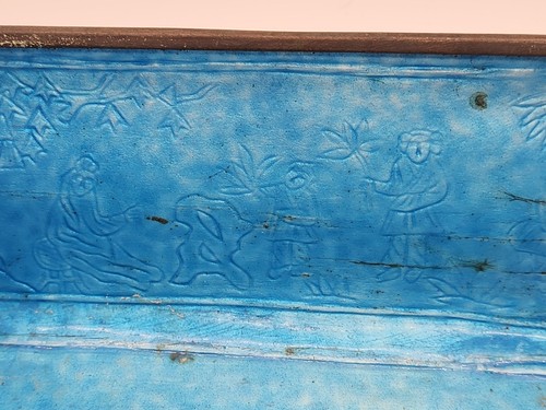 Antique Vintage 1920's Chinese Cloisonne Bonsai Tree Planter Metal w/Some Wear - Picture 5 of 18