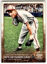 Pete Wyshner Gray 2015 Topps Update Pride and Perseverance #PP-9 St. Louis