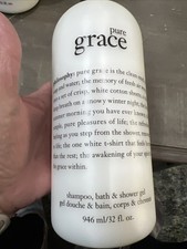 Philosophy Pure Grace Body Shampoo, Bath Gel 32 Oz. Sealed With Pump ORIGINAL