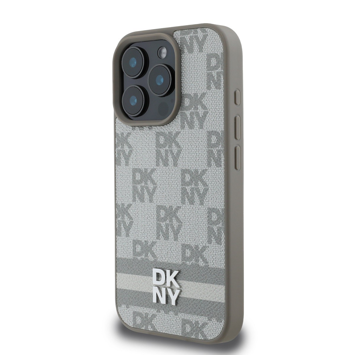 Coque iPhone 16 Pro Max DKNY motif géométrique chic et étui de protection rigide - 4
