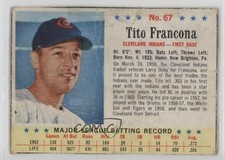 1963 Post Tito Francona #67 0nr3