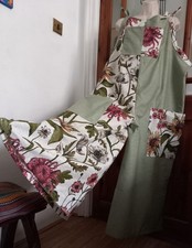 OOAK Handmade floral Oversized Wide Leg Dungarees Jumpsuit Size 22 24 26 boho