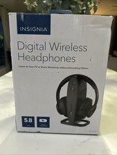 Insignia  Digital Wireless Headphones 5.8 GHz Listen To Your Tv Or Music