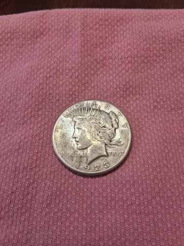 1923 S Peace US Silver Dollar - 90% San Fransico Mint, Circulated G-VF@@@ PD-1