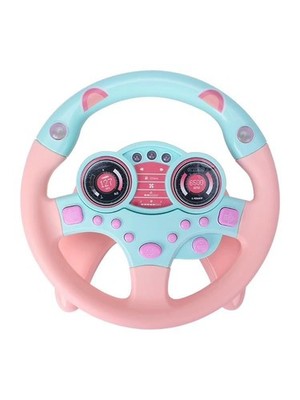 Simulated Driving Controller Portable Simulated Steering Wheel Copilot Toy Ch...