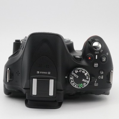 Nikon D5200 Digital SLR Camera Body Black TOP MINT Shutter