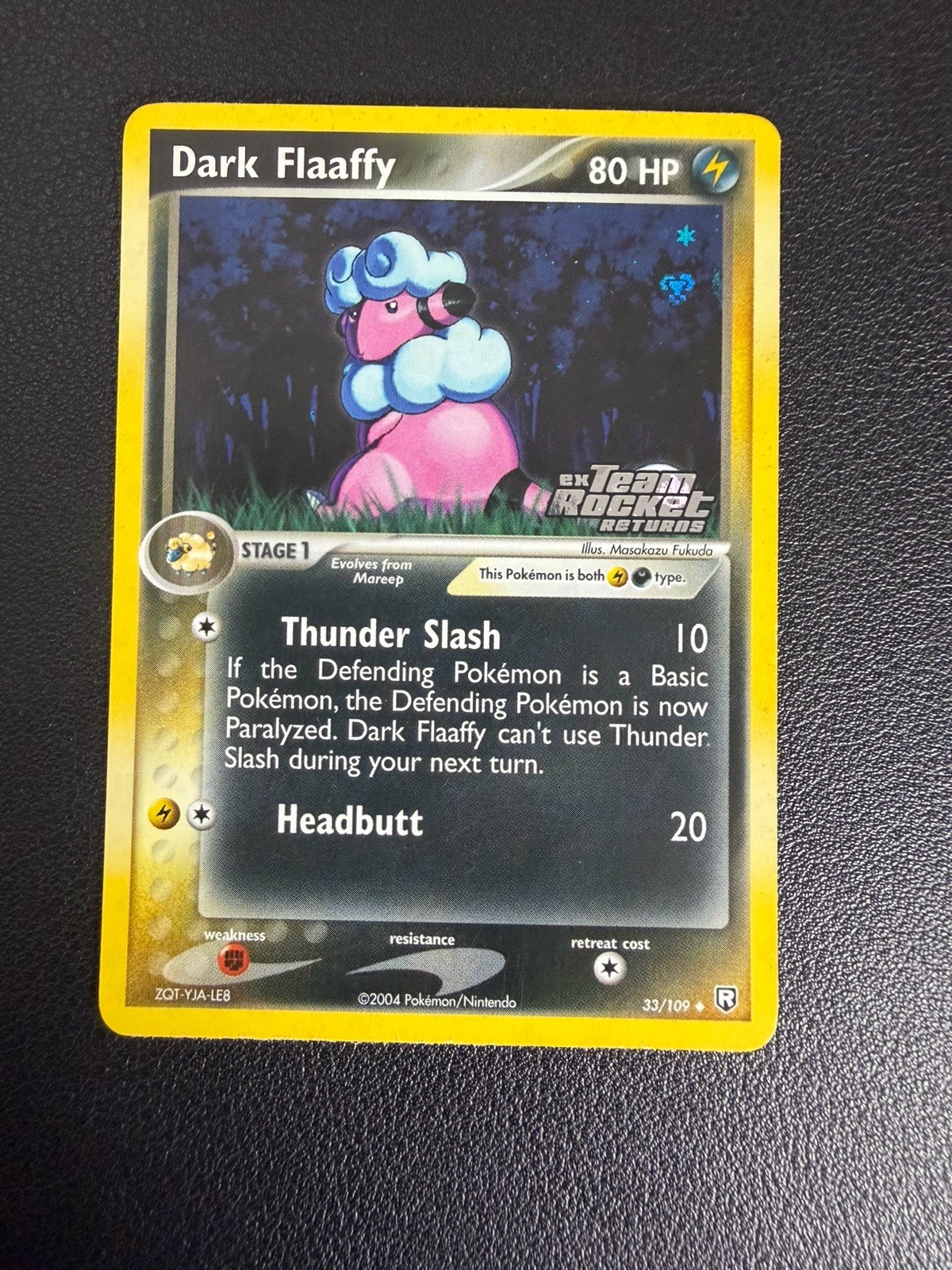 Pokémon TCG Dark Flaaffy EX Team Rocket Returns 33 Reverse Holo Uncommon NM