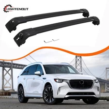 2P Cross Bars for Mazda CX90 CX-90 2024-2026 Lockable Roof Rack Cargo Carrier