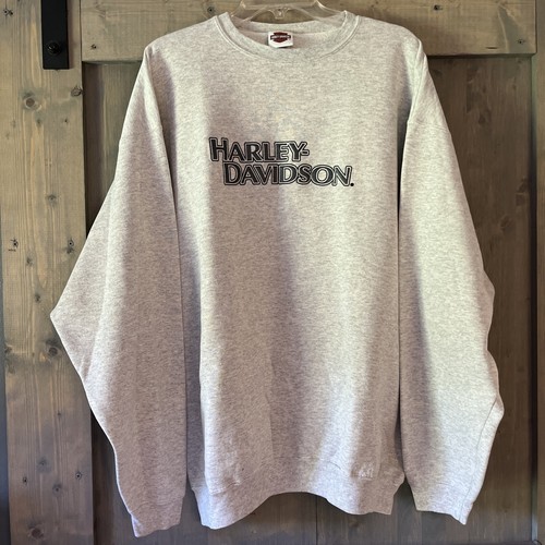Harley-Davidson Sweatshirt Size 2XL Gray Shelton's HD NC Motorcycle Oversized
