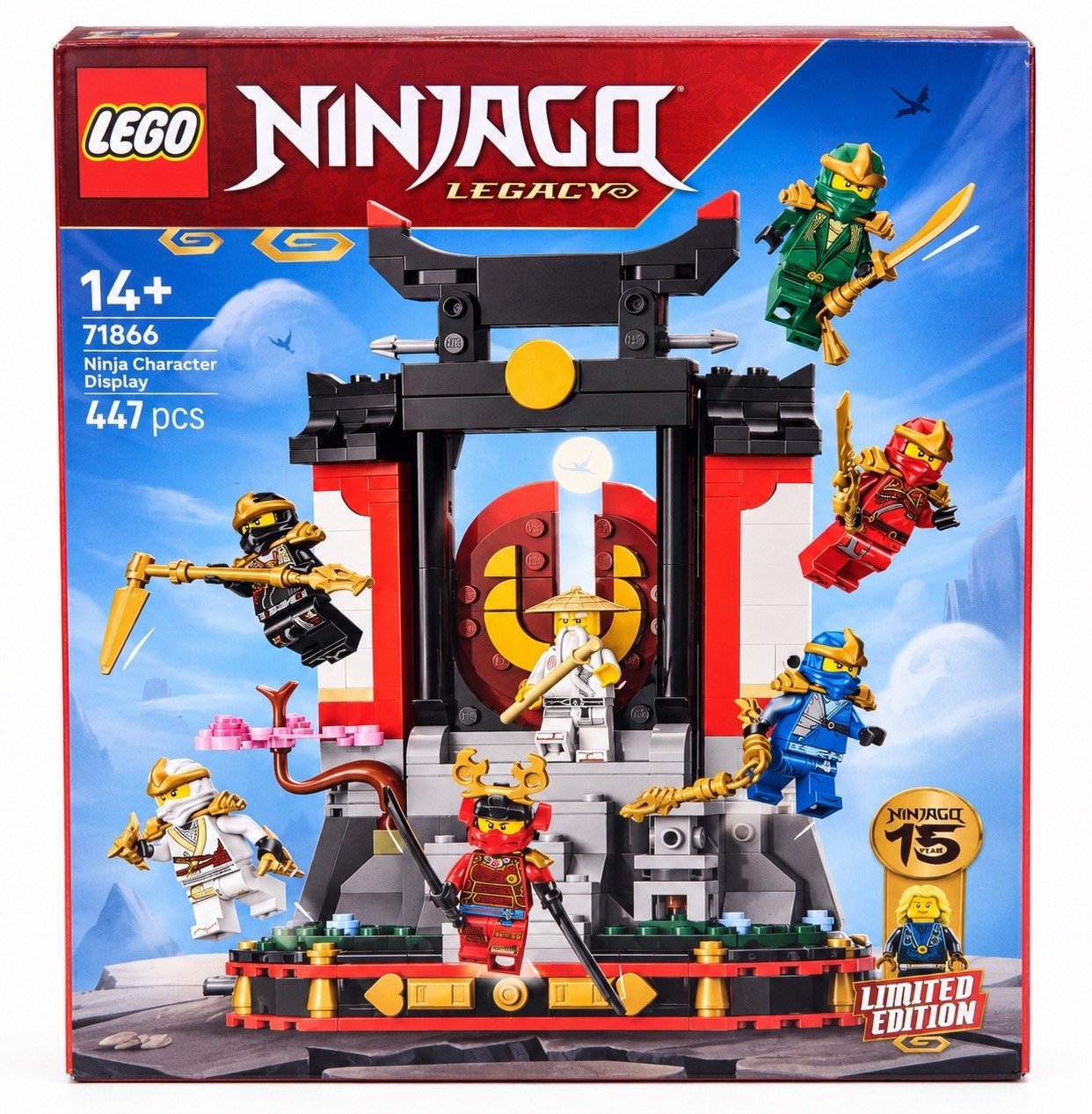 LEGO 71866 NINJAGO Ninja Character Display 15th Anniversary - Monastery Gate ... - Image 2