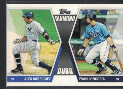 2011 Topps - Diamond Duos Alex Rodriguez, Evan Longoria #DD-26