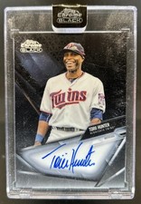 2021 Topps Chrome Black Torii Hunter Auto Autograph #CBA-TH Twins