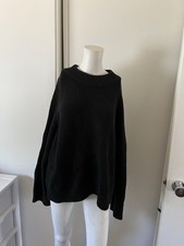 NWT THE ROW 100 Cashmere SWEATER Thick L 1300