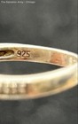 925 Sterling Silver Gold Plated Real Diamonds Solitaire Ring Size 5.5 2.29 Grams — photo 4
